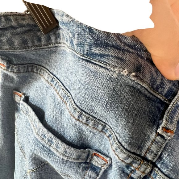 Vintage Y2K Light Blue Flare Leg Denim Low Rise Jeans 7 - Picture 16 of 16